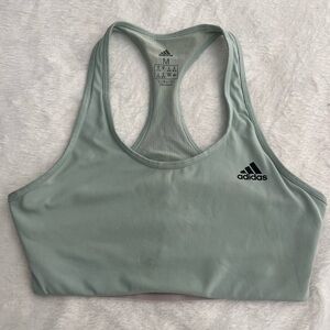 Adidas Women's Light Green Sports Bra